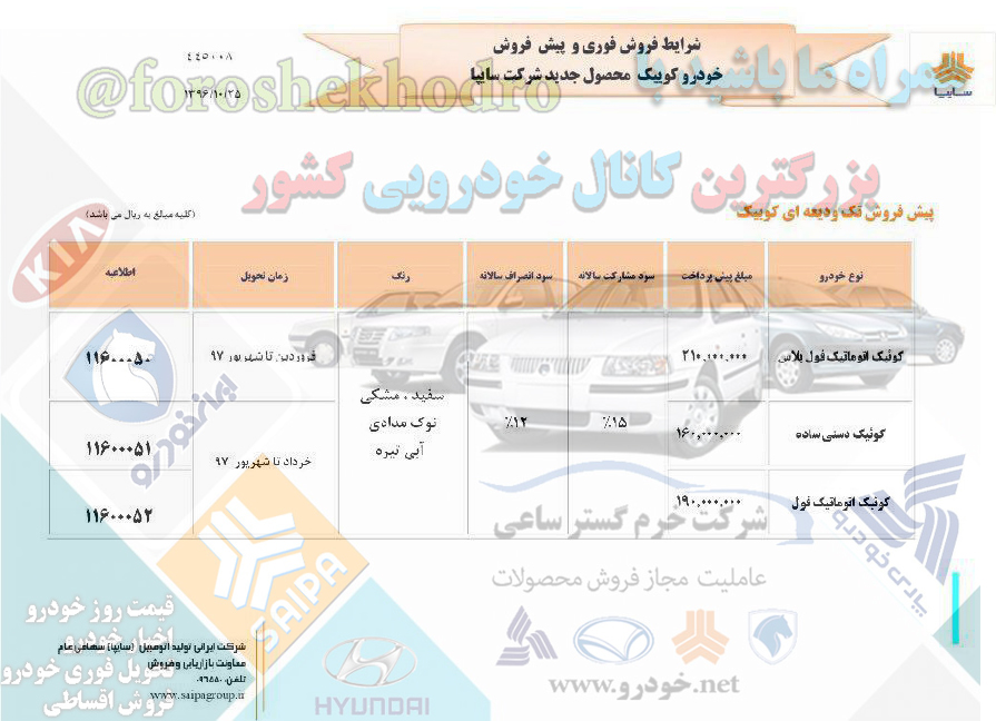 پیش فروش کوییک